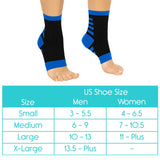 SUP1086BTL Ankle Compression Socks (2 Pair)