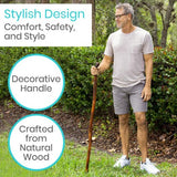 MOB1048MAH55 Wooden Walking Stick