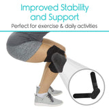 SUP1046BLKL Hinged Knee Brace