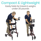 MOB1033BLUPAK2 Upright Walker (2 Pack)