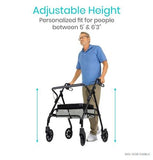 MOB1040BLK Bariatric Rollator