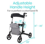 MOB1010BLUSD *Scratch & Dent* Rollator Walker