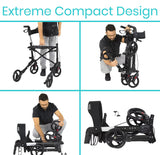 MOB1010BLUSD *Scratch & Dent* Rollator Walker