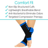 SUP1086WBXL Ankle Compression Socks (2 Pair)