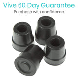 MOB1031BLK4 Quad Cane Replacement Tips