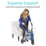 MOB1026BLUSD *Scratch & Dent* Tri-Rollator