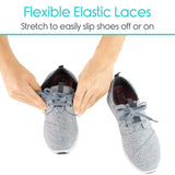 LVA1078BLU Elastic Shoe Laces