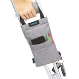 LVA1035GRY Standard Crutch Bag
