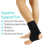 SUP1063L Laced Ankle Brace