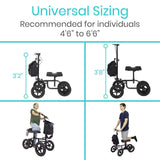 MOB1019PNKOB *Open Box* All Terrain Knee Walker