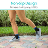 SUP1086PBL Ankle Compression Socks (2 Pair)