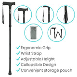 MOB1001TAL Folding Cane