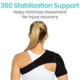 SUP2004BLKL Shoulder Support Brace