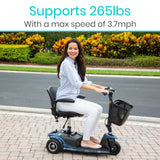 MOB1025BLK 3 Wheel Mobility Scooter